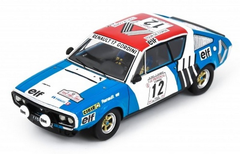 Renault 17 Gordini #12 Tour de Corse 1974 Piot -Jaubert by spark-model