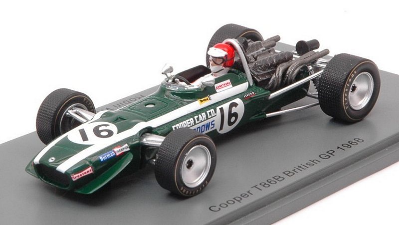 Cooper T86B #16 British GP 1968 Robin Widdows by spark-model