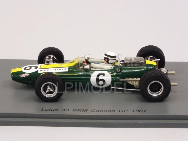Lotus 33 BRM #6 GP Canada 1967 Mike Fisher - spark-model