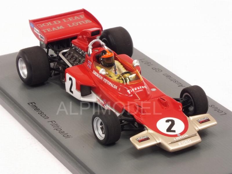 Lotus 72D #2 GP Austria 1971 Emerson Fittipaldi - spark-model