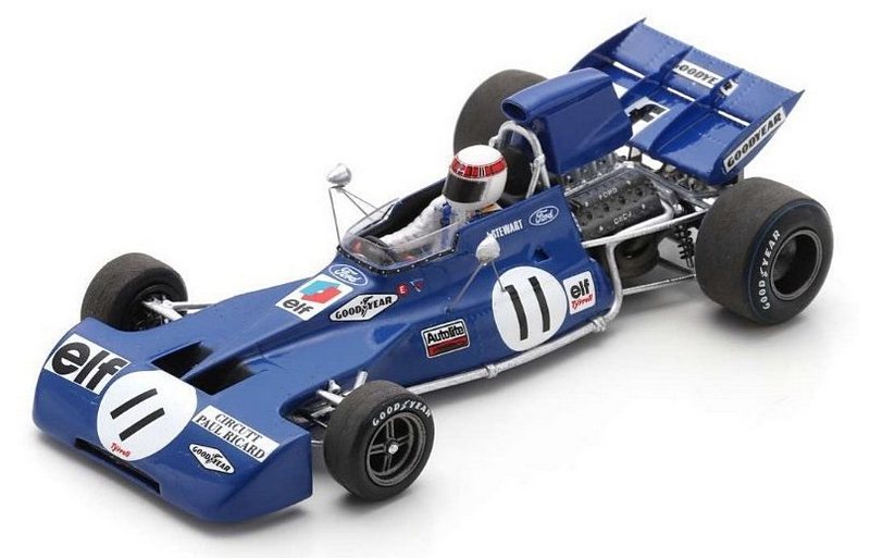 Tyrrell 003 #11 Winner GP France 1971 Jackie Stewart by spark-model