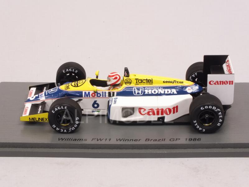 Williams FW11 #6 Winner GP Brasil 1986 Nelson Piquet - spark-model