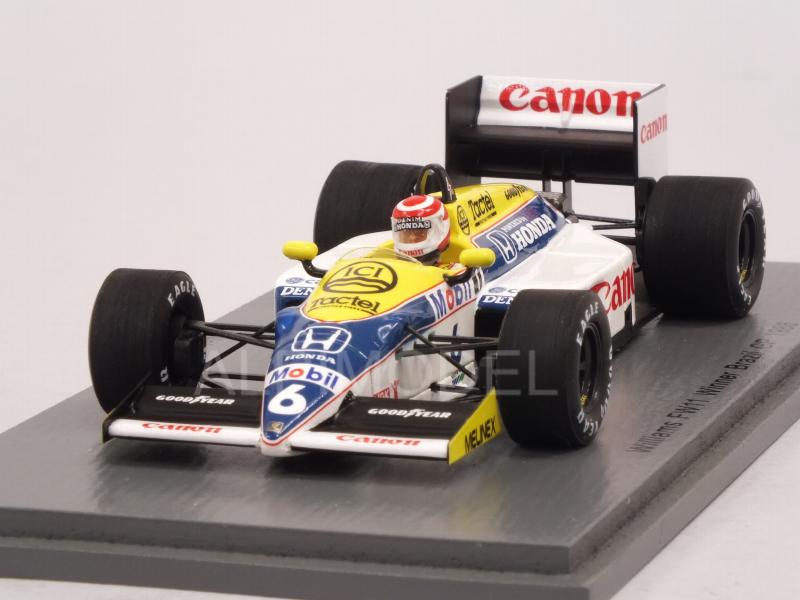 Williams FW11 #6 Winner GP Brasil 1986 Nelson Piquet by spark-model