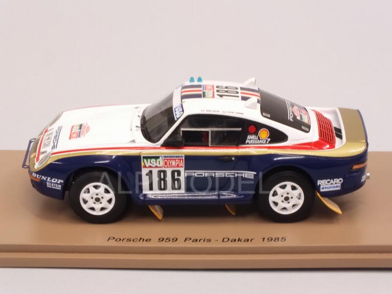 Porsche 959 #186 Paris Dakar 1985 Metge - Lemoine - spark-model