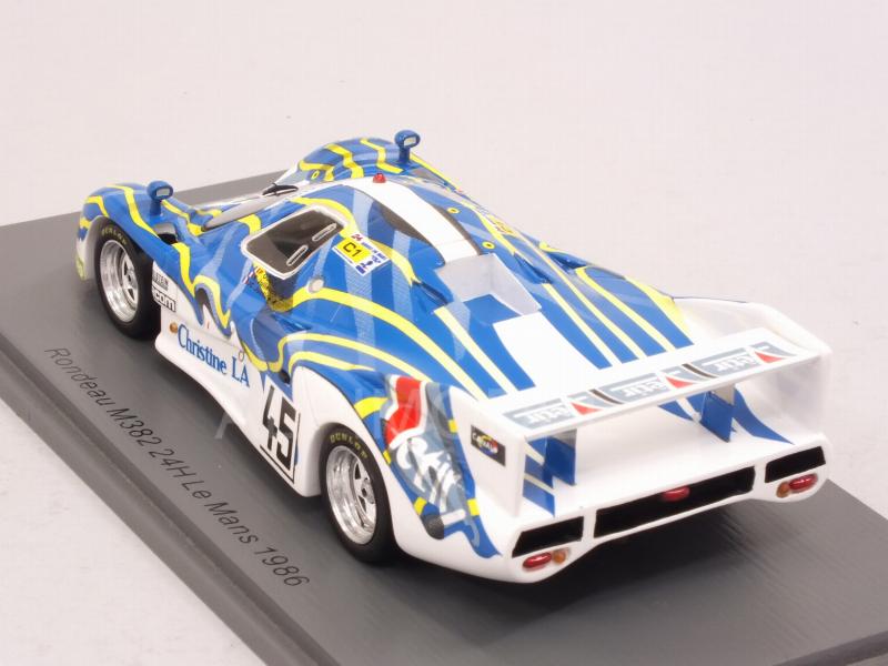 Rondeau M382 #45 Le Mans 1986 Justice - Oudet - spark-model