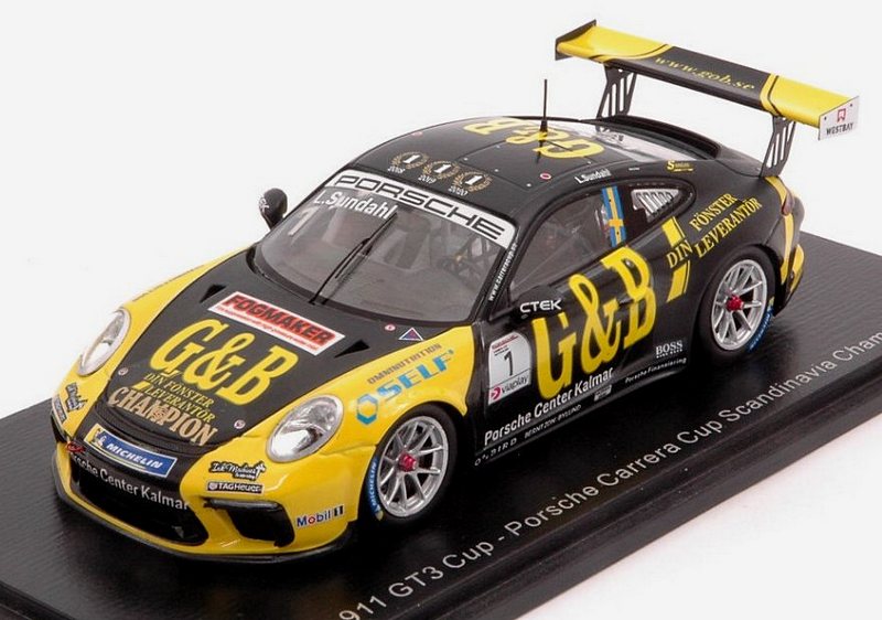 Porsche 911 GT3 #1 Carrera Cup Champion 2020 Lukas Sundahl by spark-model