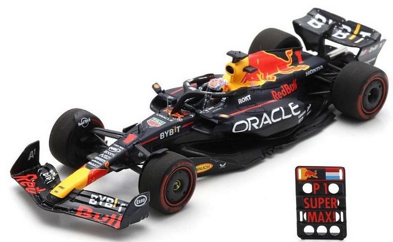 Red Bull RB19 #1 Winner British GP 2023 Max Verstappen (with pitboard) by spark-model