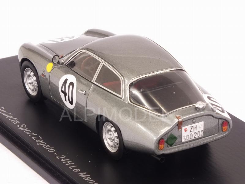 Alfa Romeo Giulietta Sport Zagato #40 Le Mans 1962 Foitek - Ricci - spark-model