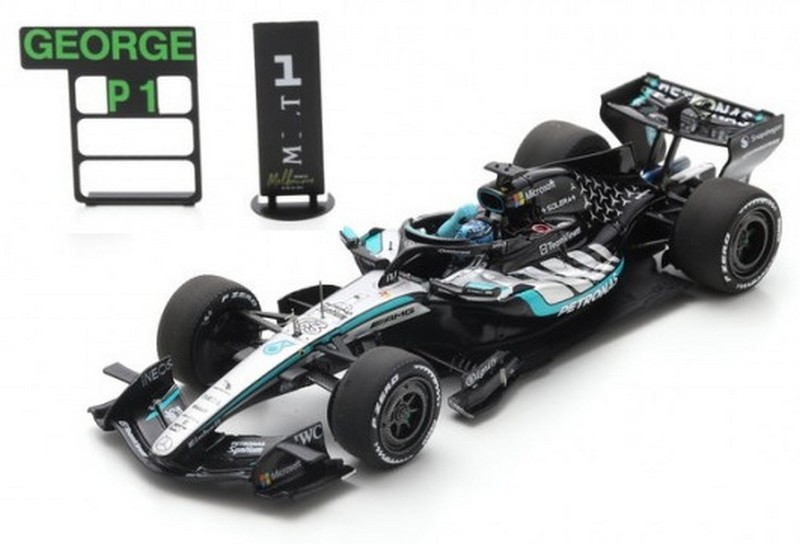Mercedes W17 AMG #63 Winner GP Australia 2026 George Russel  (with pit boards) by spark-model