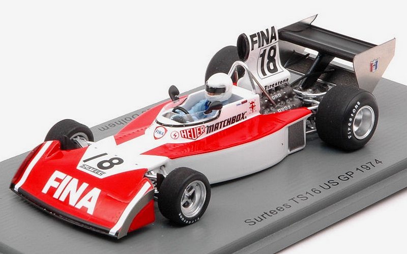 Surtees TS16 #18 GP USA 1974 Jose Dolhem by spark-model