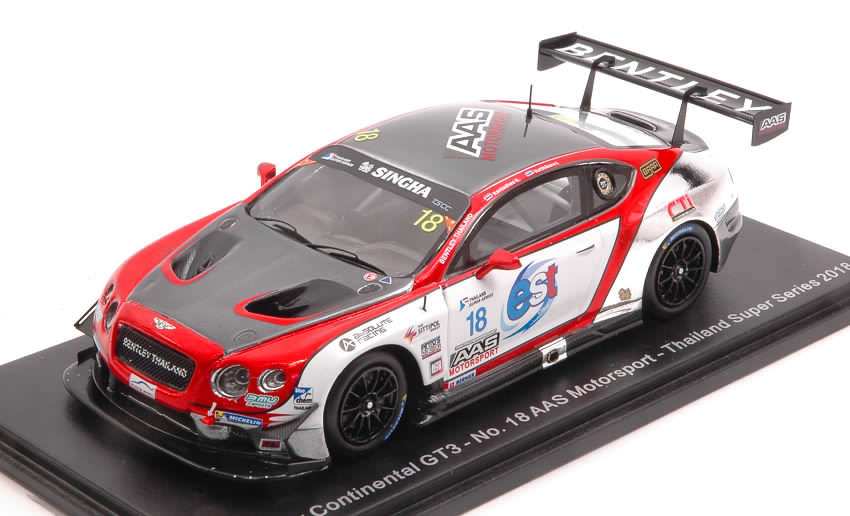 Bentley Continental GT3 #18 Thailand S.Series 2018 Vutthikorn - Kantadhee by spark-model
