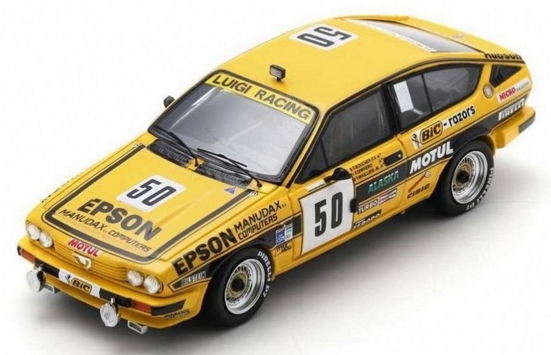 Alfa Romeo GTV6 Epson #50 Spa 1984 Boucher- Spiffero - Maillien by spark-model