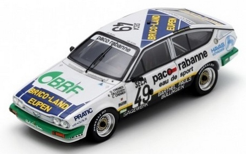 Alfa Romeo GTV6 #49 Spa 1986 Gillessen - Cremer - Cremer by spark-model