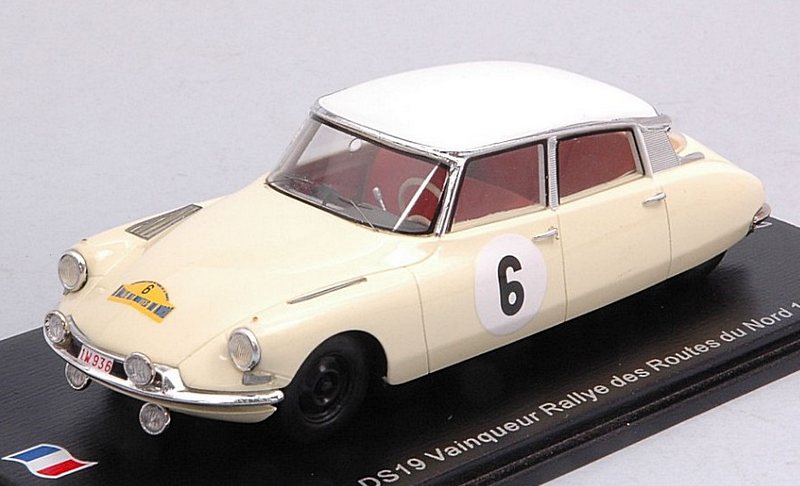 Citroen DS19 #6 Winner Rally Routes du Nord 1963 Bianchi - Ickx by spark-model
