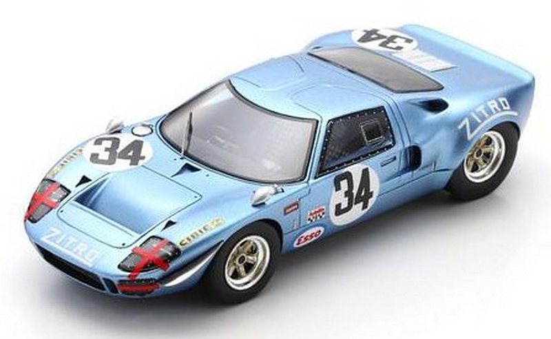 Ford GT40 #34 1000Km Monza 1969 Hanrioud - Martin by spark-model