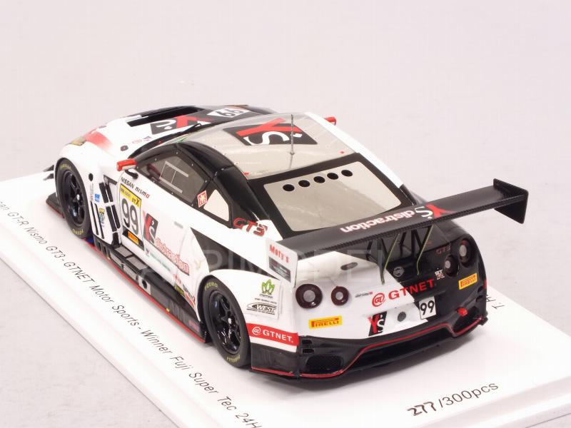 SPARK-MODEL SJ067 Nissan GT-R Nismo GT3 #99 Winner Fuji Super Tec 