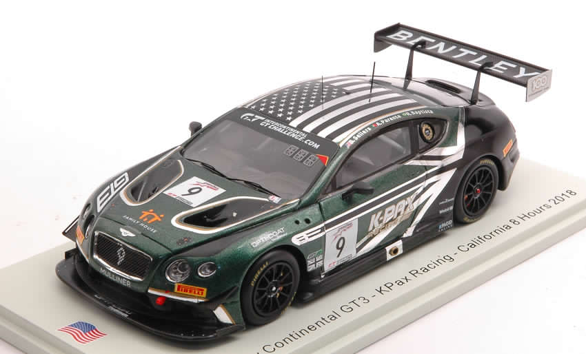 Bentley Continental GT3 #9 8h California 2018 Sellers - Parente - Baptista by spark-model