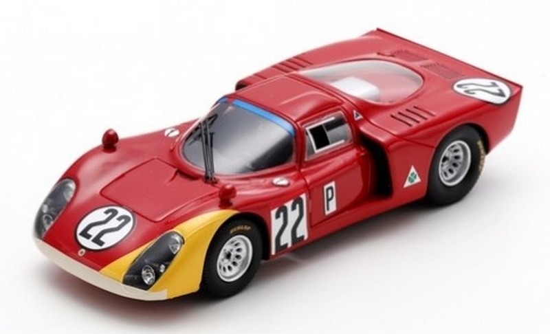 Alfa Romeo T33-2 #22 Daytona 1968 Casoni - Biscaldi - Zeccoli by spark-model