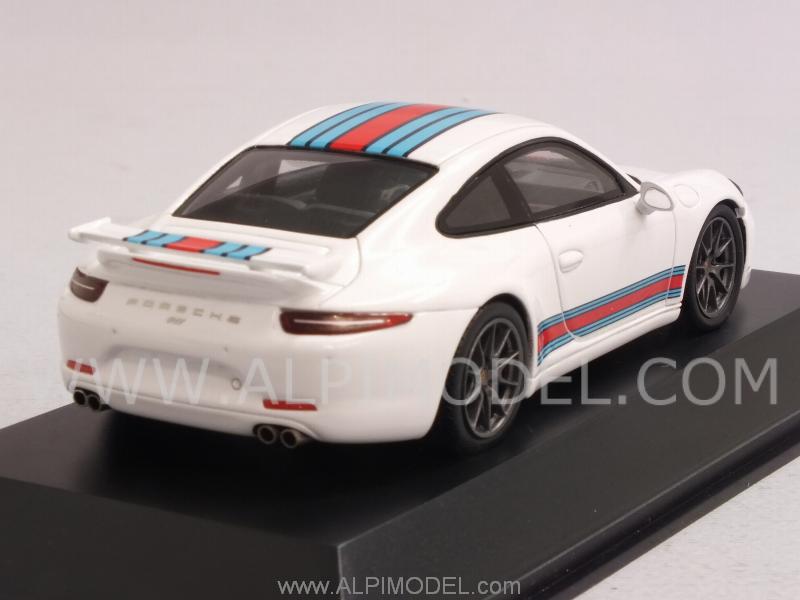 Porsche 911 Carrera S Aerokit Martini Racing Edition 2015 (White) (Porsche Promo) - spark-model