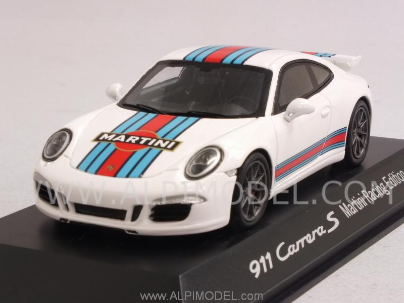 Porsche 911 Carrera S Aerokit Martini Racing Edition 2015 (White) (Porsche Promo) by spark-model