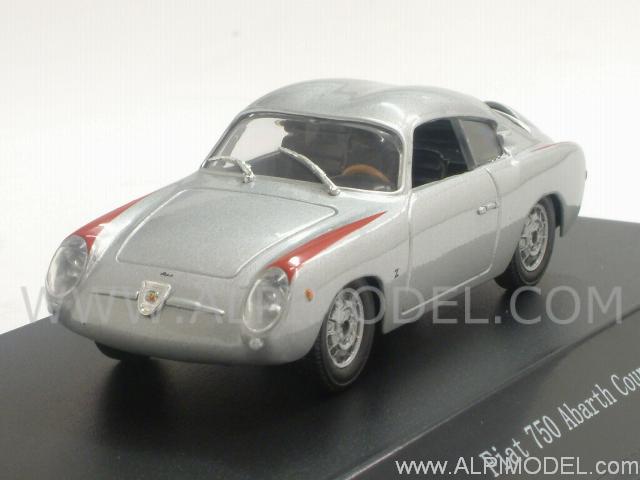 Fiat 750 Abarth Coupe 1956 (Silver) by starline
