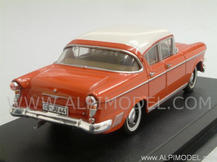 Opel Kapitaen 1958 (Coral Red/Alabaster White) - starline