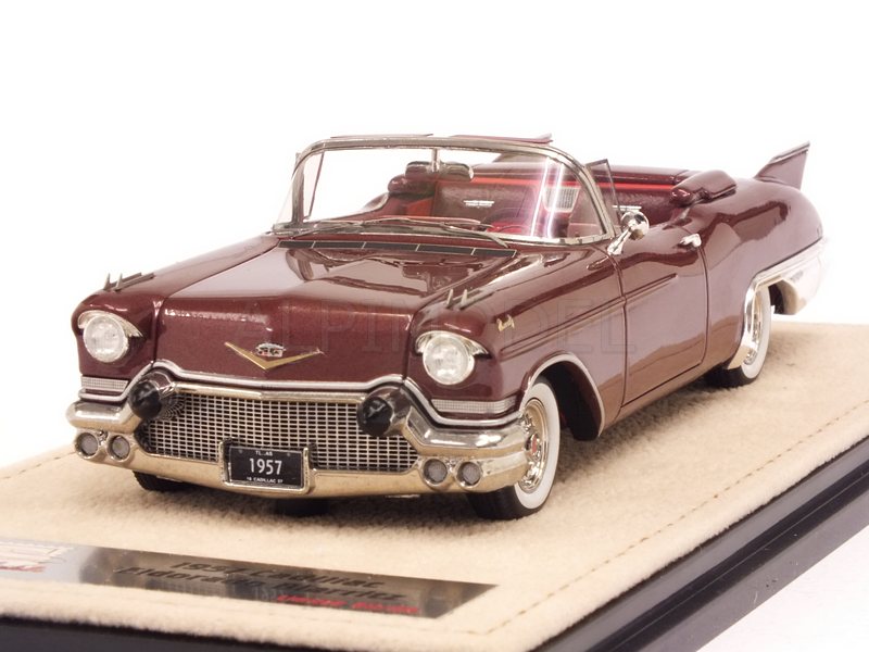 Cadillac Eldorado Biarritz Cabriolet open 1957 (Castille Marron Metallic) by stamp-models