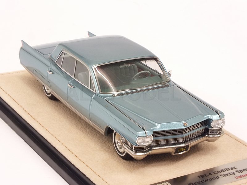 Cadillac Fleetwood Sixty Special 1964 (Turino Turquoise Metallic) - stamp-models