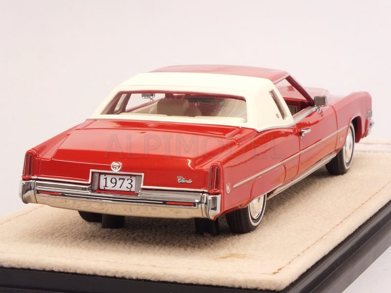 Cadillac Eldorado Custom Cabriolet 1973 (Dinasty Red) - stamp-models