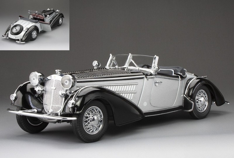 Horch 855 Special Roadster 1939 (Black/Silver) by sunstar
