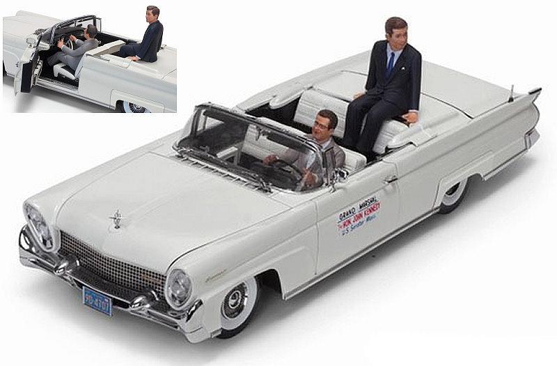 Lincoln MkIII Convertible John F.Kennedy in Oregon 1960 (with 2 figures) by sunstar