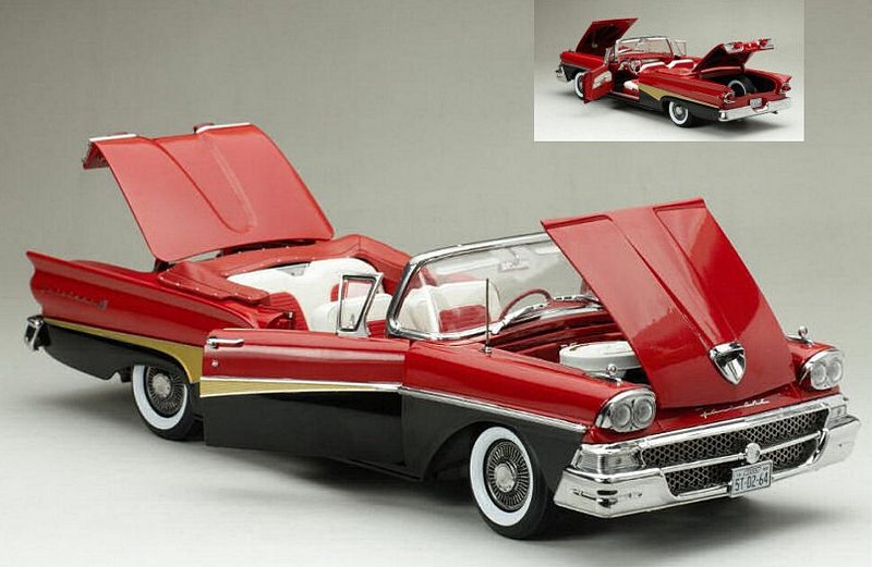 Ford Fairlane 500 Convertible (Red/Black) by sunstar