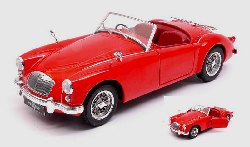 MGA Mk1A 1500 Roadster open 1957 (Red) by triple-9-collection