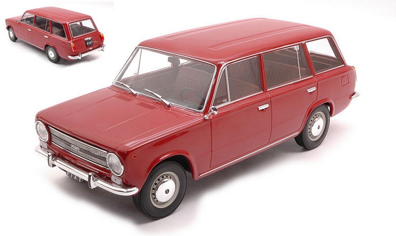 Fiat 124 Familiare 1972 (Dark Red) by triple-9-collection