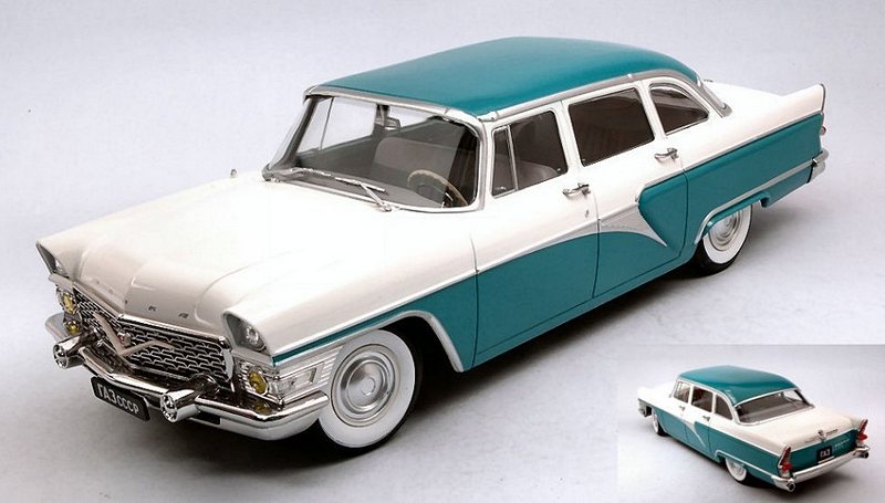 GAZ 13 Seagull 1959 (Turquiose/White) by triple-9-collection