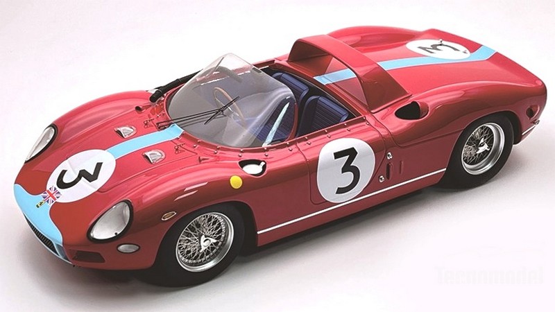 Ferrari 330P #3 Winner Tourist Trophy 1964 Graham Hill by tecnomodel