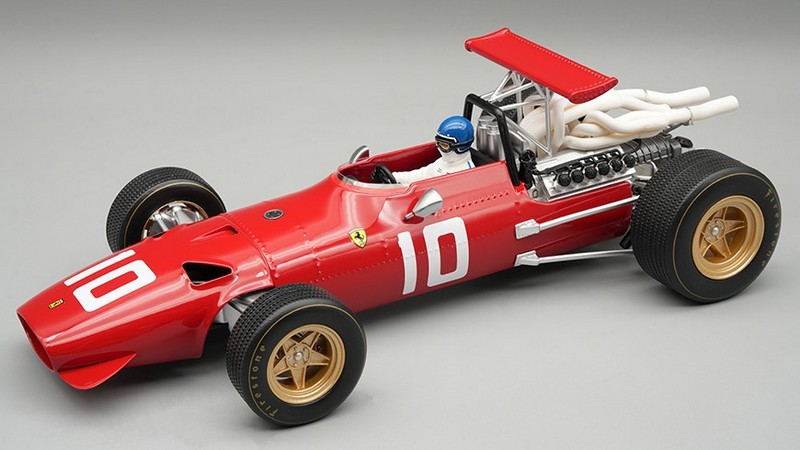 Ferrari 312 F1/68 #10 GP Netehrlands 1968 Jacky Ickx (with driver) by tecnomodel