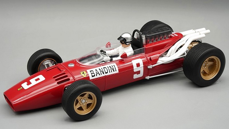 Ferrari 312 F1 #9 GP Germany 1966 Lorenzo Bandini (with driver figure) by tecnomodel