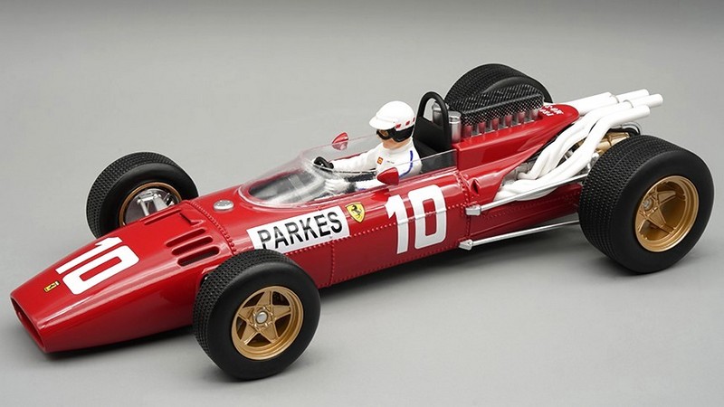 Ferrari 312 F1 #10 GP Nurburgring 1966 Mike Parkes (with driver figure) by tecnomodel