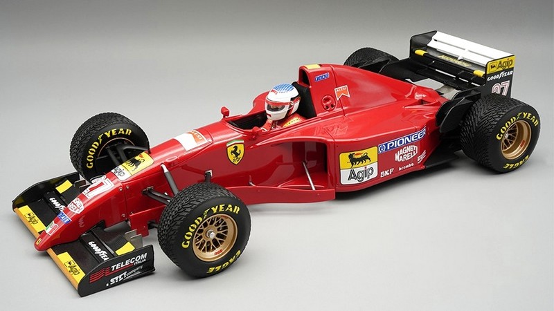 Ferrari 412T2 #27 GP Japan 1995 Jean Alesi (with driver figure) (rain tyres) by tecnomodel