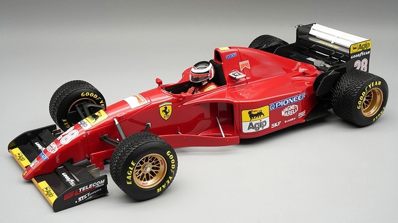 Ferrari 412T2 #28 GP Japan 1995 Gerhard Berger (with driver figure) (rain tyres) by tecnomodel