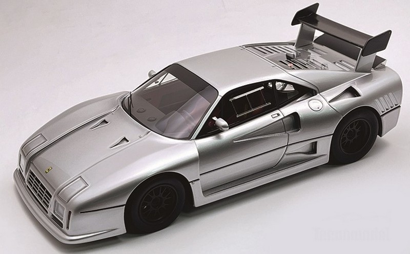 Ferrari 288 GTO Evoluzione 1985 (Nurburgring Silver) by tecnomodel