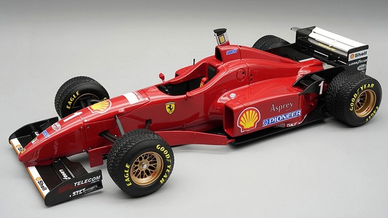 Ferrari F310 #1 GP Spain 1996 Michael Schumacher (rain tyres) by tecnomodel