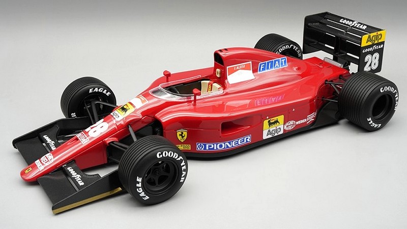 Ferrari 642 F1 #28 British GP 1991 Jean Alesi (rain tyres) by tecnomodel