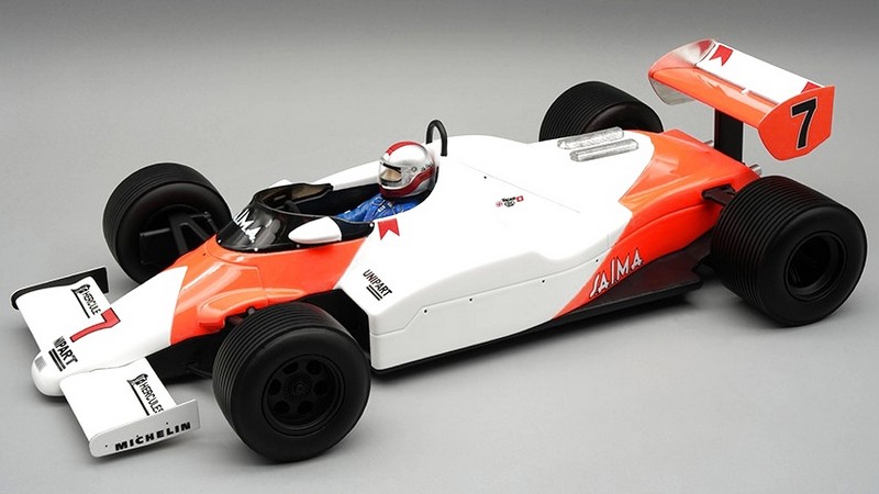 McLaren MP4/1C #7 GP Monaco 1983 John Watson (with driver)(rain tyres) by tecnomodel