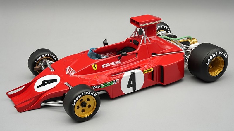 Ferrari 312B3 #4 GP USA 1973 Arturo Merzario by tecnomodel