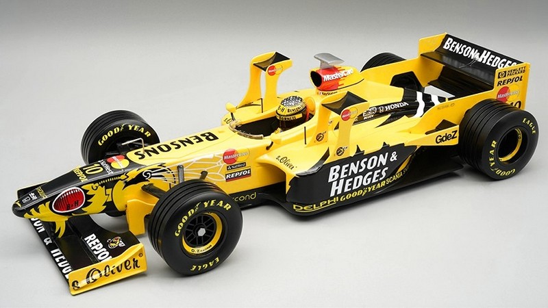 Jordan 198 Honda #10 GP Imola 1998 Ralf Schumacher (with driver figure) by tecnomodel