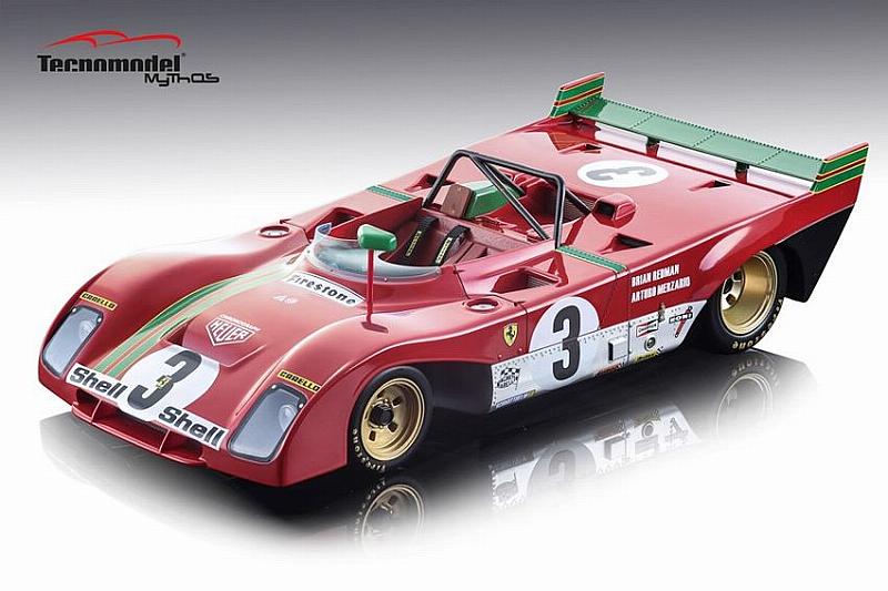 Ferrari 312 PB #3 Winner 1000 Km Spa 1972 Redman - Merzario by tecnomodel