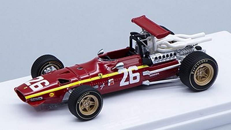 Ferrari 312 F1/68 #26 GP France 1968 Jacky Ickx by tecnomodel