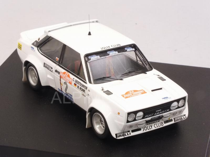 Fiat 131 Abarth #2 Winner Rally Sanremo 1980  Rohrl - Geistdorfer - trofeu